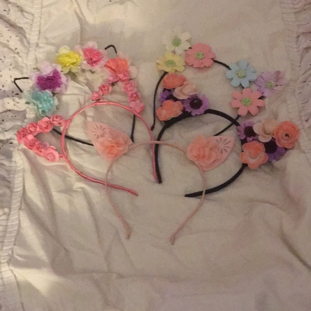 Bundle or separate cat ears ❤️😻THE FLOWER EDITION